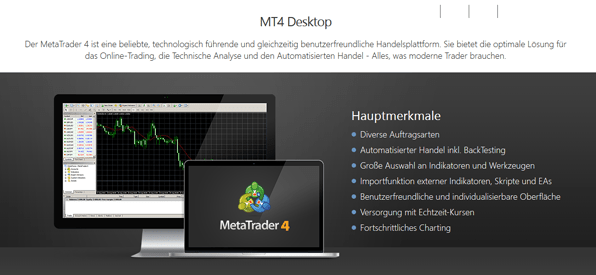 Der MetaTrader 4 bei GKFX