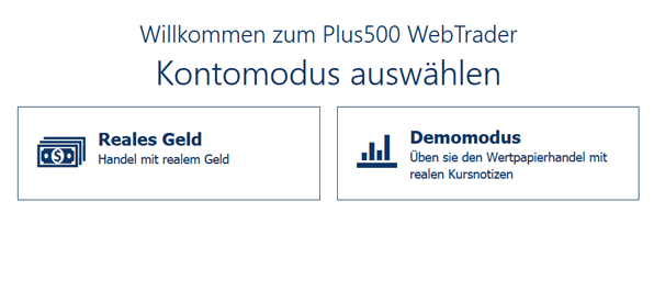Der Plus500 WebTrader