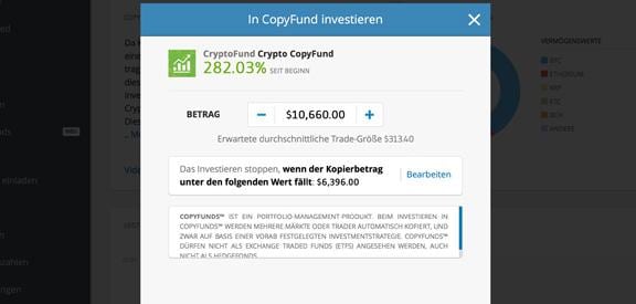 eToro Social Trading Copy Fund