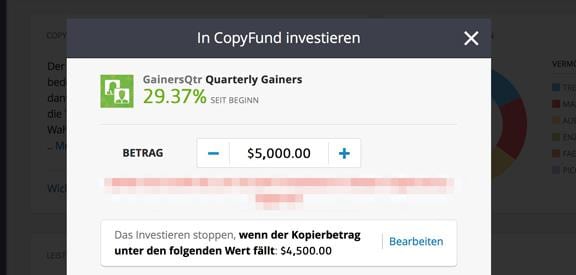 eToro Kopierfunktion Social-Trading