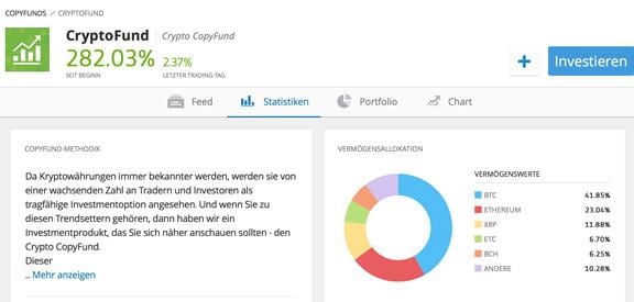 eToro Kopierfunktion Social-Trading