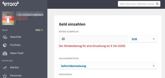 Bitcoin mit Sofortüberweisung kaufen