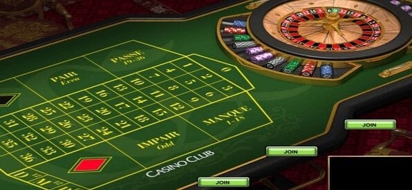Screenshot Französisches Roulette bei Casino Club