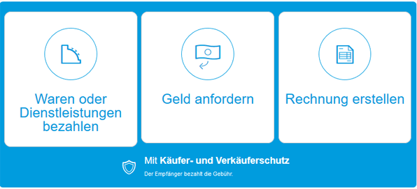 PayPal bietet zahlreiche Aktionen sowie einen Käuferschutz.