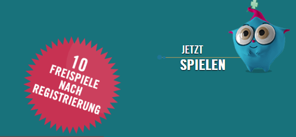 Drückglück lockt neue User mit 10 Freispielen direkt nach der Anmeldung