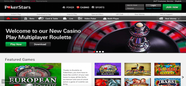 PokerStars Casino Startseite