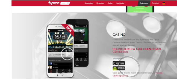 Die Mobile Casino Apps von Tipico