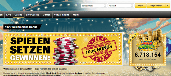 Das Bonusangebot von Interwetten