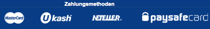 Beispielhafte Zahlungsmöglichkeiten bei Sportingbet