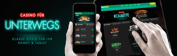 Mobile App des Casinos