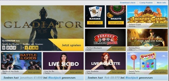 An Casinogames hat Betfair Casino Einiges zu bieten