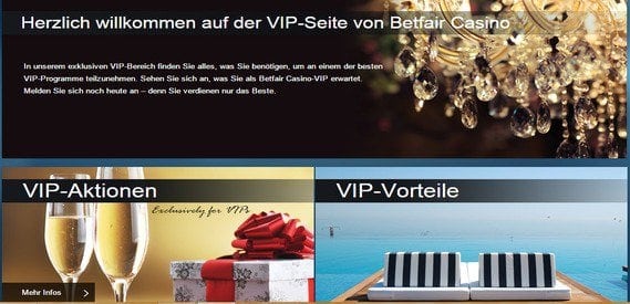 Betfair bietet ein attraktives VIP Programm für seine Bestandskunden an.