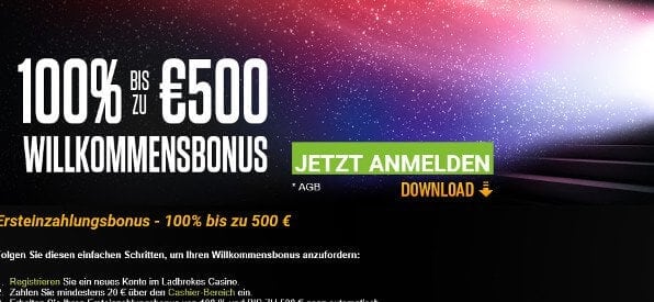 Rollover-Vorgaben für den Ladbrokes Casino Blackjack Willkommensbonus