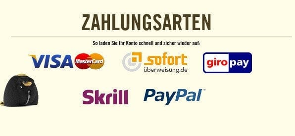Zahlungsmethoden-Übersicht im Online-Casino von DrückGlück