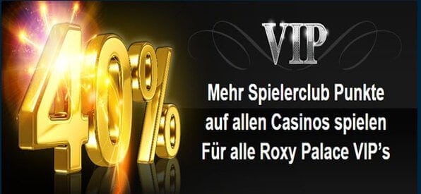 Das VIP Programm bei Roxy Music enthält viele Highlights.