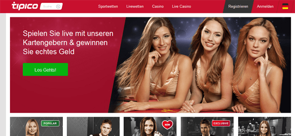 Schöne Ausblicke im Live Casino von Tipico