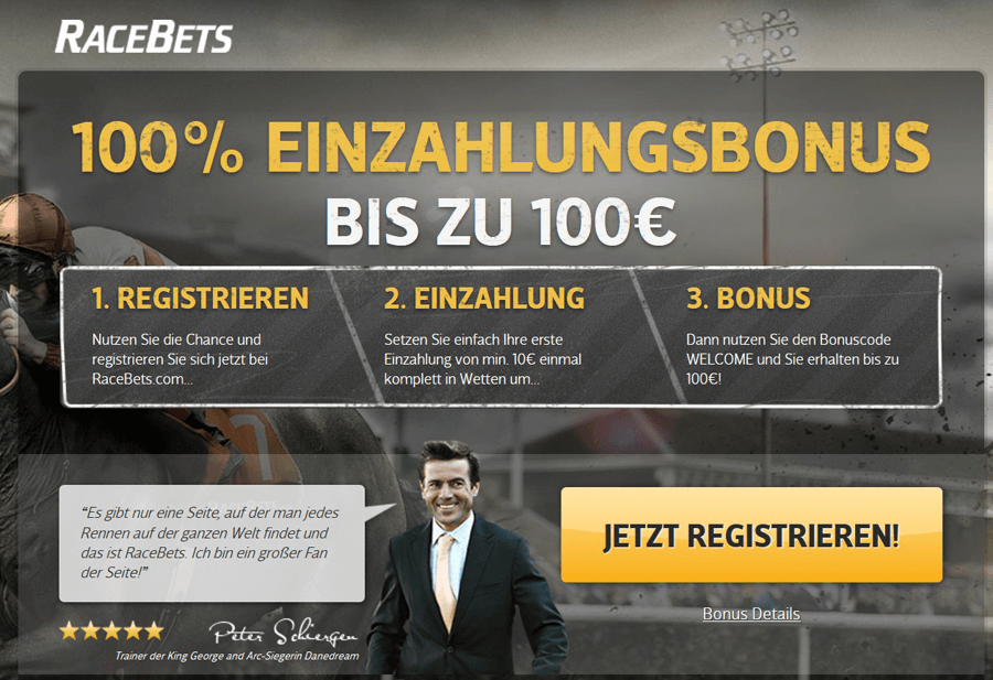 RaceBets Wettbonus