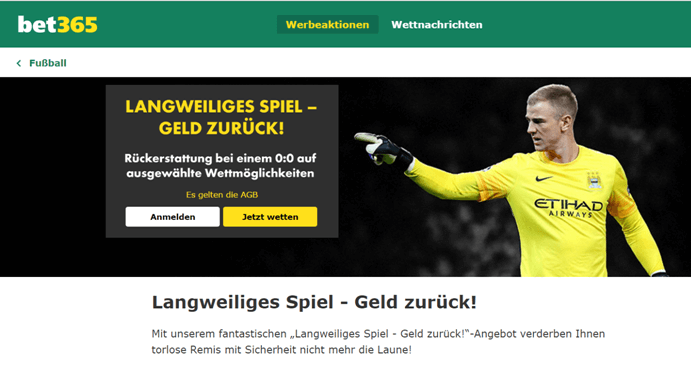 bet365 „Geld-zurück“-Bonus