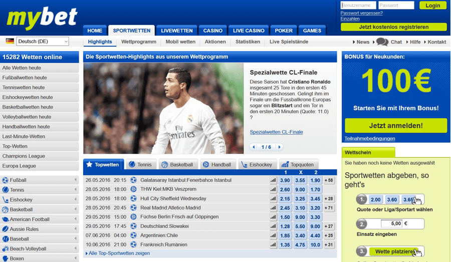 Www.Mybet.Com Sportwetten Www.Mybet.Com Sportwetten