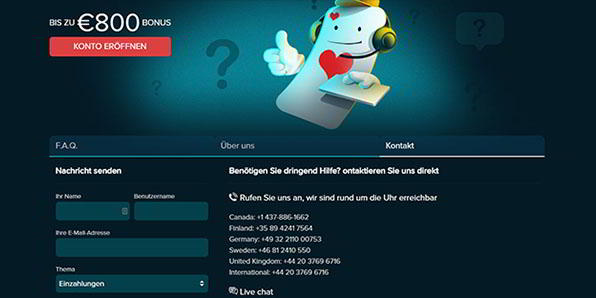Casinoland Support