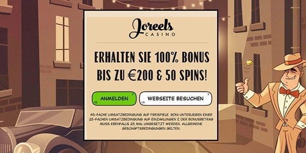 Joreels Casino Bonus