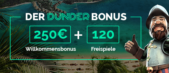 Dunder Casino mobiler Bonus