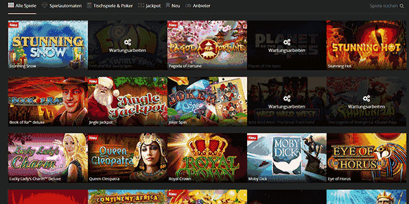 Energy Casino Spiele Angebot