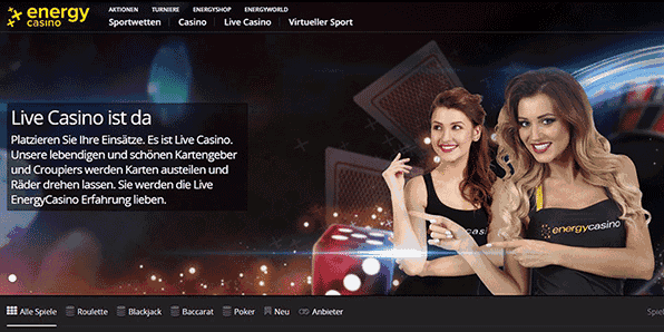 Energy Casino Live Casino