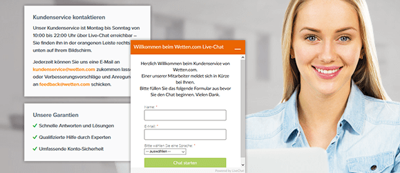 wetten.com Casino Kundensupport