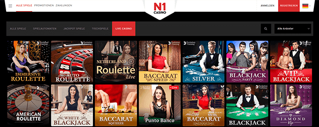 N1 Casino Live Casino