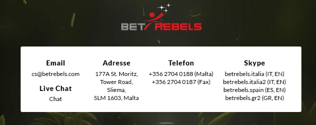 BetRebels Casino Support