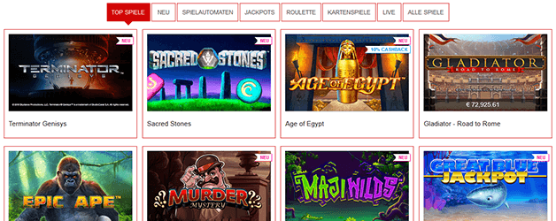 SCasino Spiele