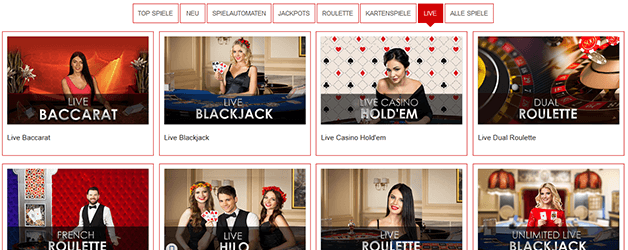 SCasino Live Casino