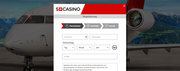 SCasino Registrierung