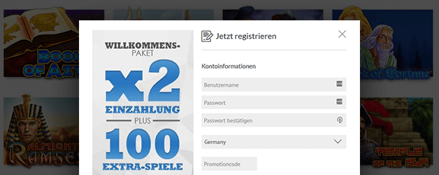 Slotsmillion Casino Registrierung