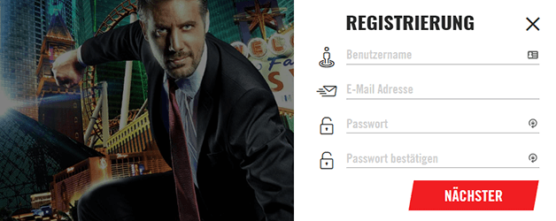 Vegas Hero Casino Registrierung