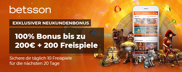 Betsson Casino Bonus