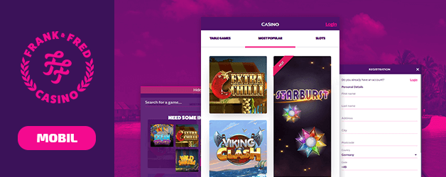 Frank und Fred Casino Mobile App