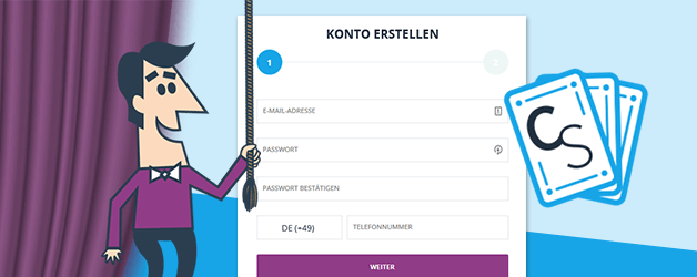 CasinoSecret Registrierung
