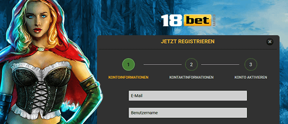 18bet Casino Registrierung