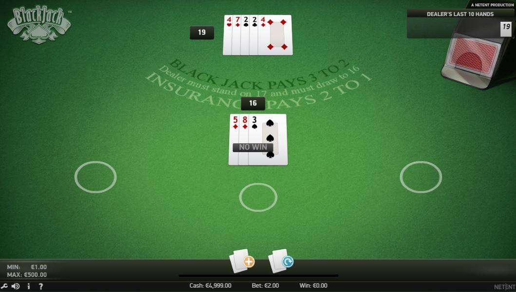 Blackjack kostenlos testen