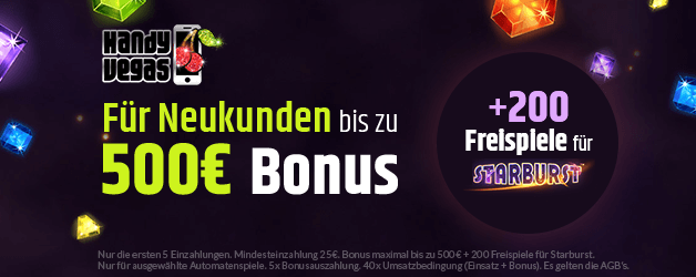 Handy Vegas Casino Bonus