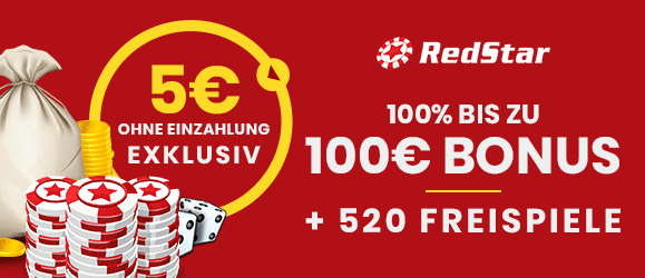 Redstar Casino Bonus