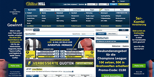 William Hill Esport Lizenz