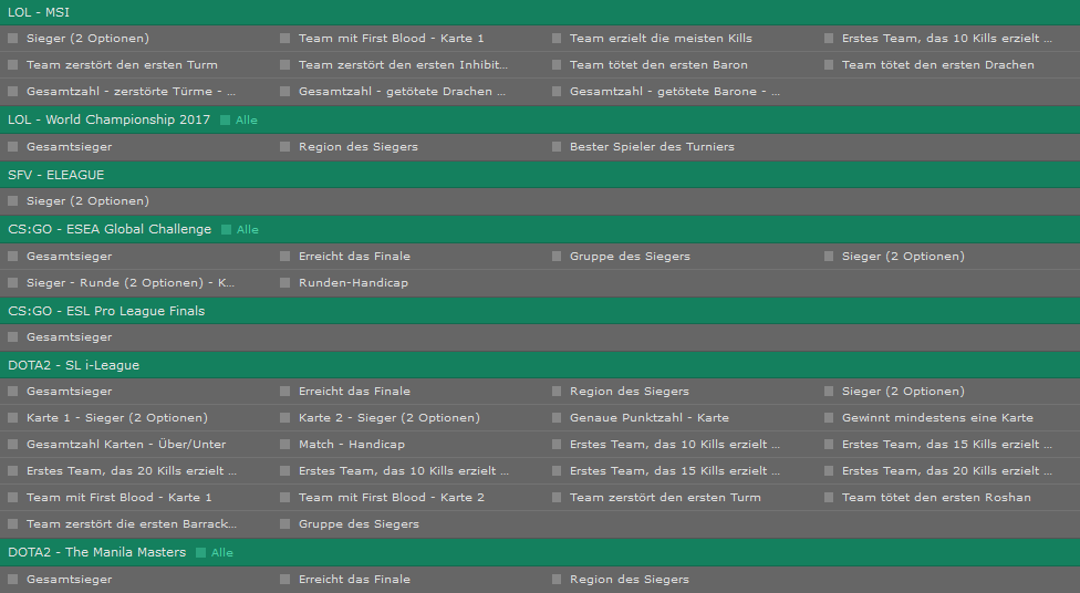 Esport Wetten bei bet365