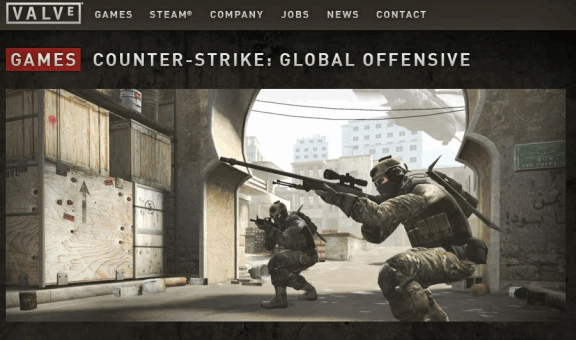 Valve Esport-Portal für CS:GO