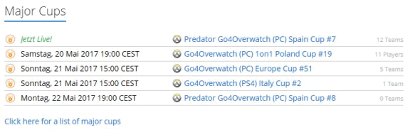 ESL Overwatch Events 2017