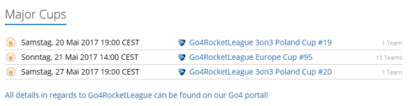 ESL Rocket League Events 2017