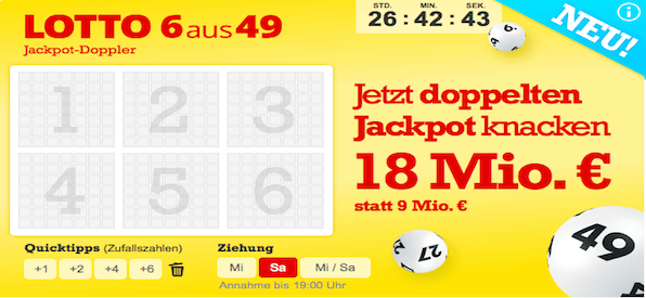 Jackpot-Verdoppler Lottohelden