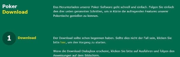 Installation & Download der Poker-Software von bet365